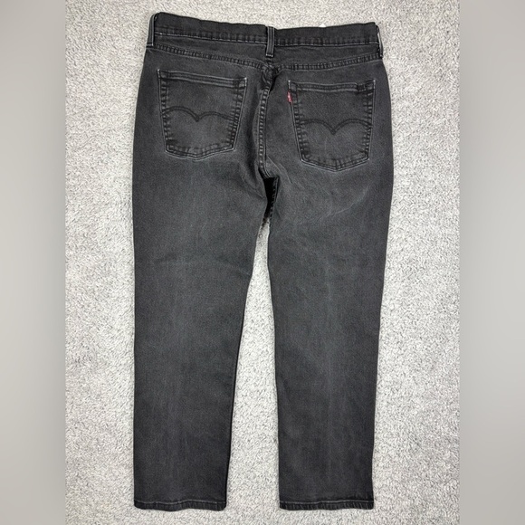 Levi's Jeans Mens 36 x 29 514 Straight Black Denim Casual Classic Basic Party - Picture 4 of 4